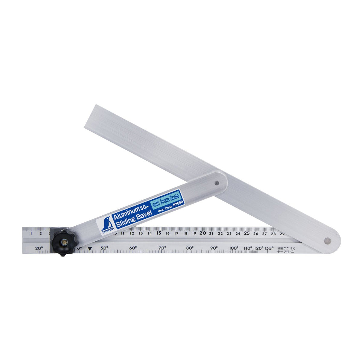 Shinwa smigvinkel i aluminium 300 mm