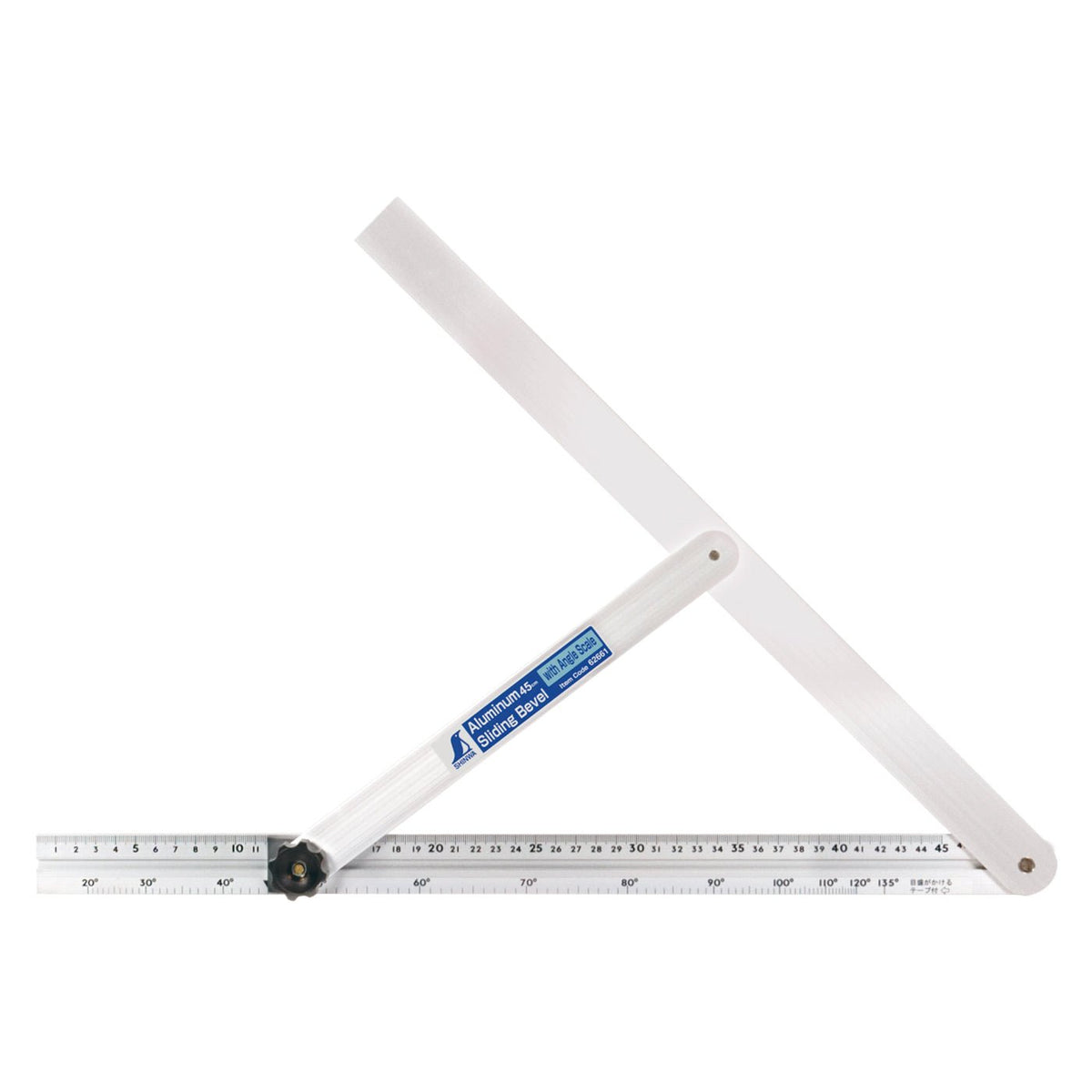 Shinwa smigvinkel i aluminium 450 mm