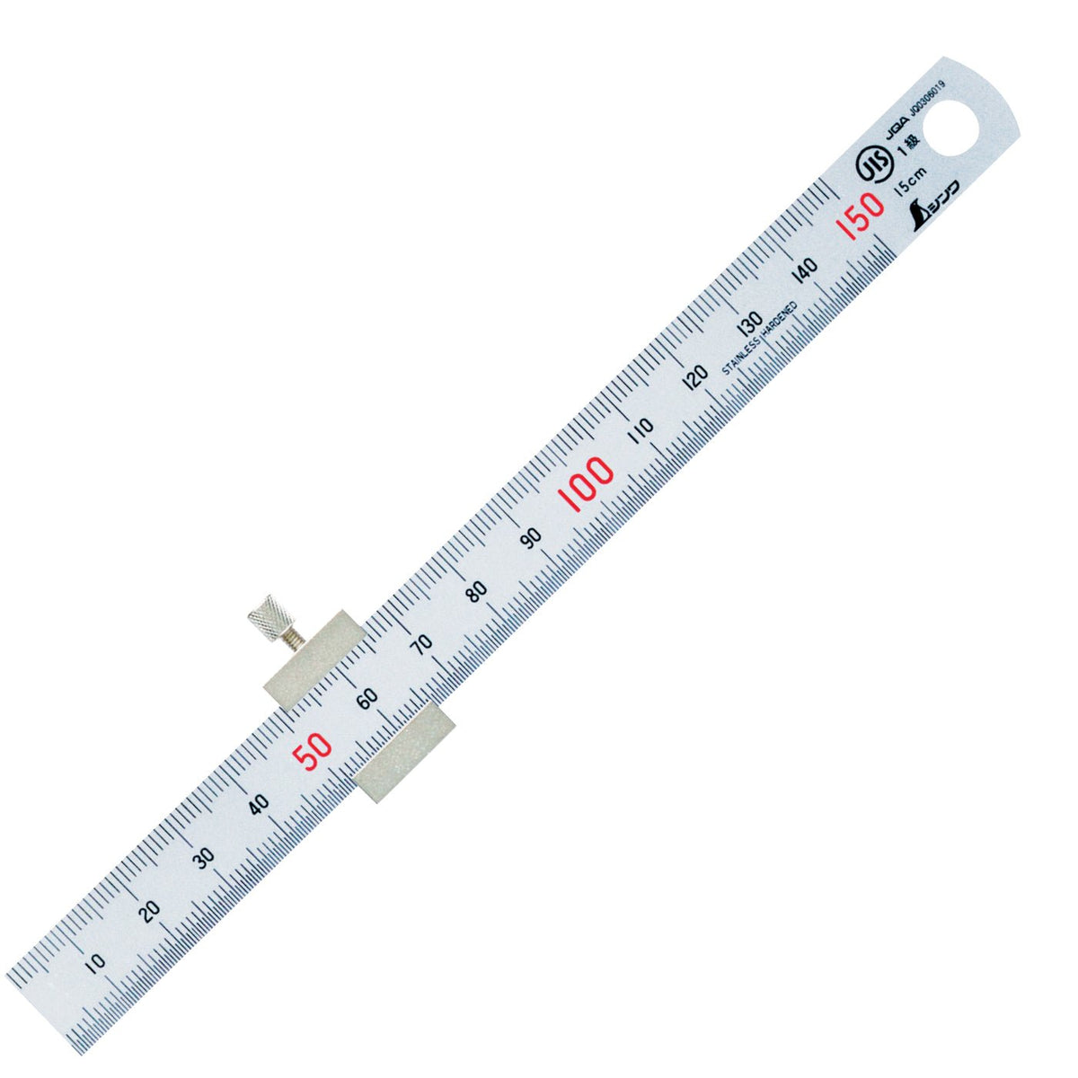 Shinwa lineal med stop 150 mm